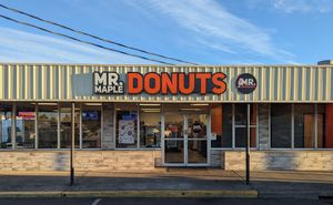 exterior at Mr. Maple Donuts in Vancouver