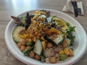Pea bowl at Stuffed Avocado Shop - Old San Juan in San Juan