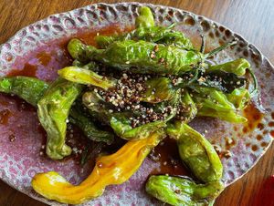 Shishito peppers  at NaRa-Ya in Washington