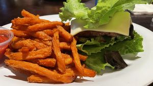Good sweet potato fries. at Kalapaki Joe's in Koloa