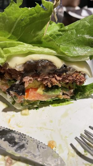 Vegan swiss cheese. at Kalapaki Joe's in Koloa