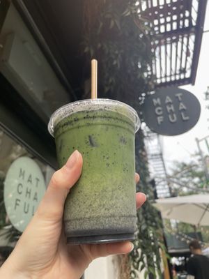 Moonlight matcha with sesame and lavender   at Matchaful in New York City