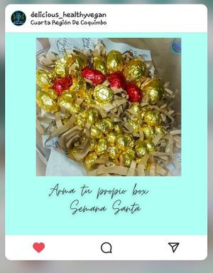 Chocolates veganos para semana santa  , rellenos y masizos con o sin  frutos secos ! at Delicious Healthy Vegan La Serena in La Serena