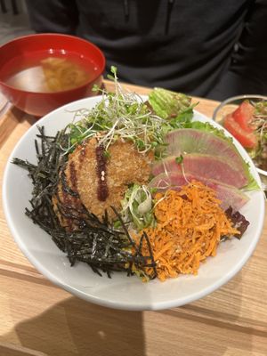 Wheat cutlet  at Tenzo in Tokyo