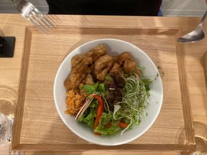 Fake meat at Tenzo in Tokyo