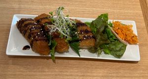 Side dish: crispy wheat.   at Tenzo in Tokyo