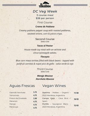  at El Tamarindo in Washington