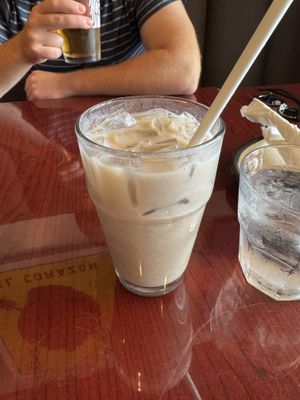 Oat milk horchata   at El Tamarindo in Washington