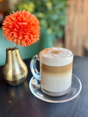 Oatmilk Horchata Latte at El Tamarindo in Washington