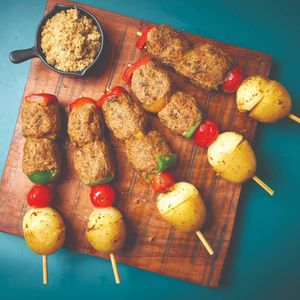 Refeição ultracongelada espetinho at Baobá in Sao Caetano Do Sul