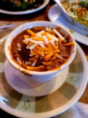 Side of beans with nut based cheese at Sideboard in Danville