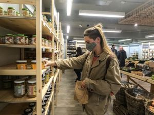 canned food at Linverd Market in Barcelona