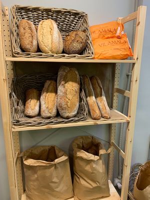 Bread, good at Linverd Market in Barcelona