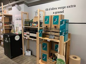 Oil Bulk at Linverd Market in Barcelona