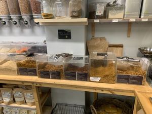 Granola at Linverd Market in Barcelona