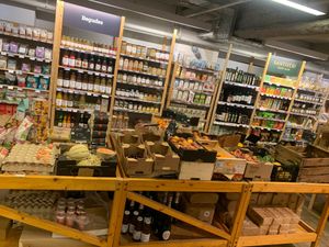 Organic vegetables at Linverd Market in Barcelona