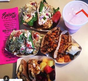 My absolute favorite portobello pita at Epicure in Wildwood