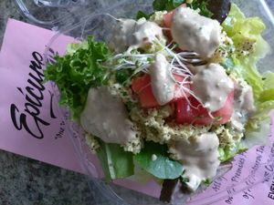 Eggless ";Egg"; Salad with Tahini Dressing at Epicure in Wildwood
