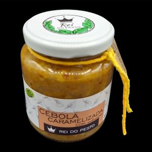 Ingredientes: Cebola, Açúcar demerara, Azeite de oliva extra virgem, Amêndoas, Suco de maçã, Vinagre de maçã, Aceto Balsâmico, Especiarias e Sal. 240g

Obs: Manter sob refr at Rei do Pesto in Florianopolis