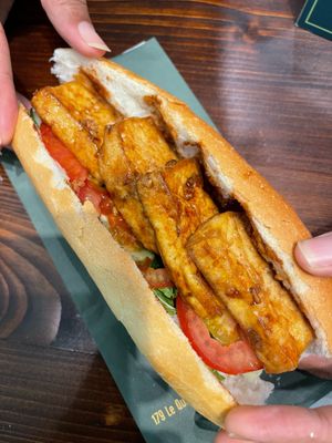 Tofu Baguette/ Banh Mi Dâu Hü  35k VND
 at Umm Banh Mi & Cafe in Da Nang