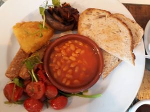 Vegan breakfast at Kofi&Co in Wetherby