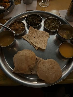 Vegan entree platter  at Vatan in New York City