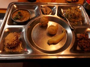 Vegan Appetizers Thali at Vatan in New York City