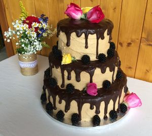 wedding cake at VegeBox in Svoboda Nad Upou