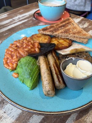 Vegan breakfastt  at Heaven Scent in Milnathort