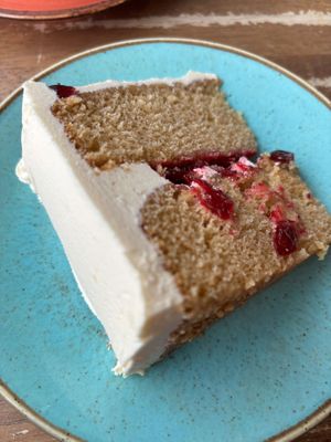 Vegan cake  at Heaven Scent in Milnathort