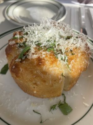 Garlic knots  at Stefano's Diner in Toronto
