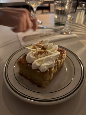 Olive cake   at Stefano's Diner in Toronto