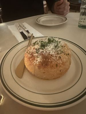Garlic knots   at Stefano's Diner in Toronto