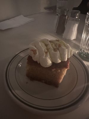 Olive oil cake - love!   at Stefano's Diner in Toronto