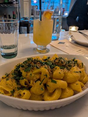 Mac and cheese at Stefano's Diner in Toronto