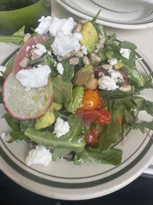Arugula side salad  at Stefano's Diner in Toronto