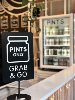 Inside  at Earnest Ice Cream in North Vancouver
