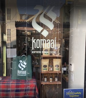 From the outside at Komaaj in San Francisco