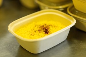 Turmeric Rice / Katteh zard at Komaaj in San Francisco