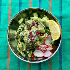 Cucumber Salad / Vegan-Gluten Free at Komaaj in San Francisco