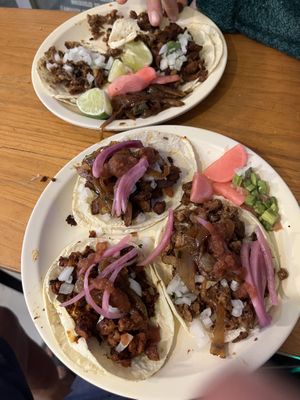 All the tacos  at Tacos de la 5ta in Tuxtla Gutierrez