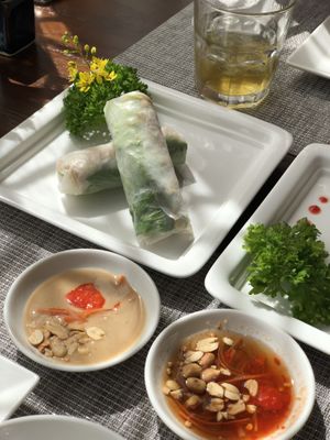 Spring rolls  at San May in Phu Quoc