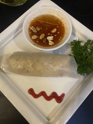 Spring roll with tofu (summer roll)  #Veganuary at San May in Phu Quoc