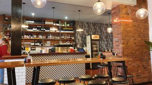 Well stocked bar! at Nolita in Wellington