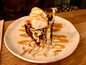 Cheesecake brownie at Nolita in Wellington