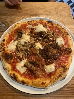 Tutto Carne pizza  at Nolita in Wellington