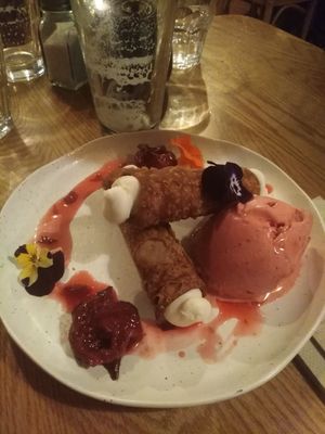 Lemon cannoli: so sweet, lemony and delicious at Nolita in Wellington