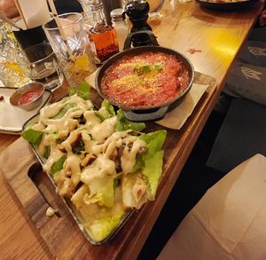 Malfetti with side salad. $26  Super delicious at Nolita in Wellington