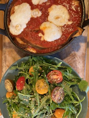 Malanzani mit roher Aubergine  at Nolita in Wellington