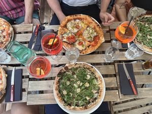 Table   at Marcus Pizze Amore in Paris